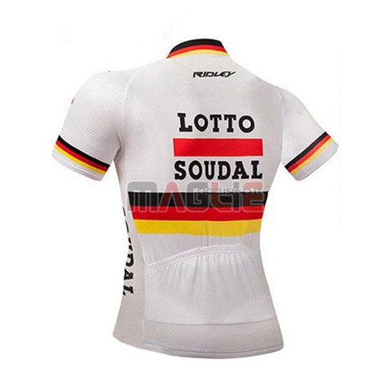 2018 Maglia Lotto Soudal Manica Corta Campione Germania